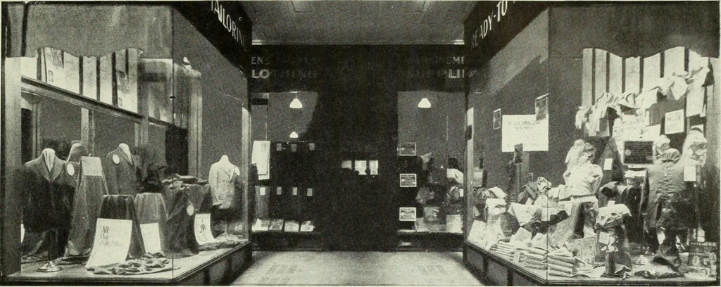 An illustration from Men's wear of Canada (January-December 1918), 1918, leaf 296