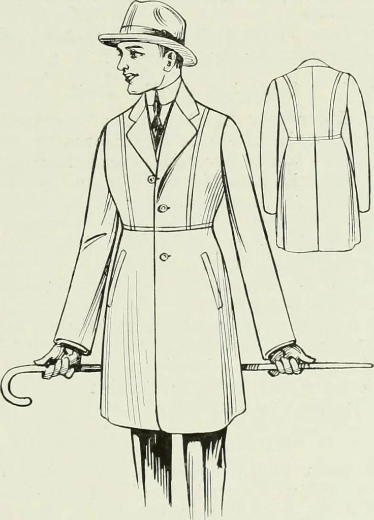 An illustration from Men's wear of Canada (January-December 1918), 1918, leaf 306
