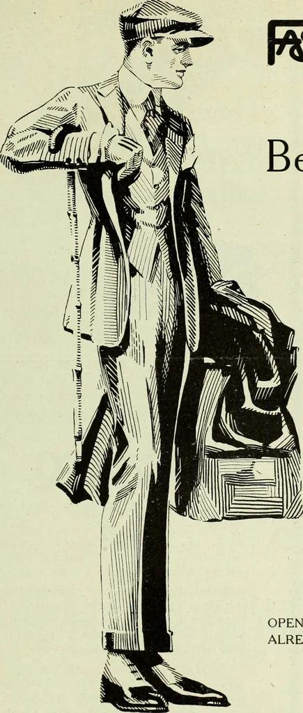 An illustration from Men's wear of Canada (January-December 1918), 1918, leaf 342
