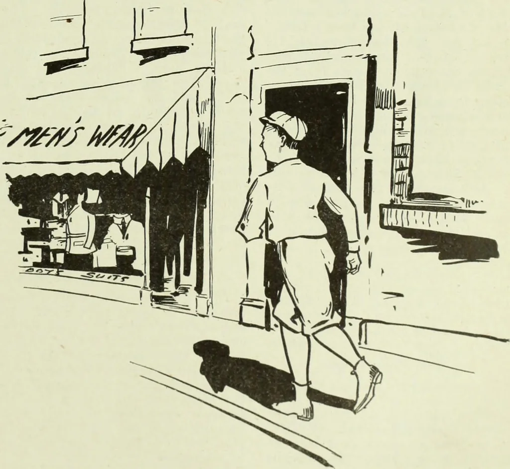 An illustration from Men's wear of Canada (January-December 1918), 1918, leaf 356