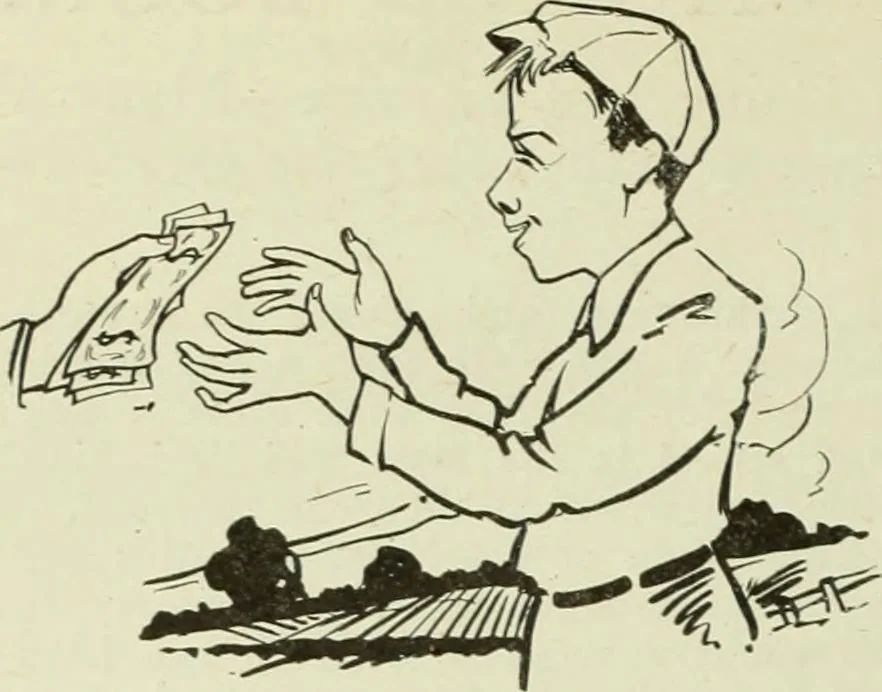 An illustration from Men's wear of Canada (January-December 1918), 1918, leaf 357