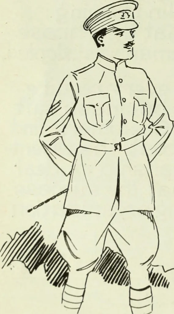 An illustration from Men's wear of Canada (January-December 1918), 1918, leaf 401