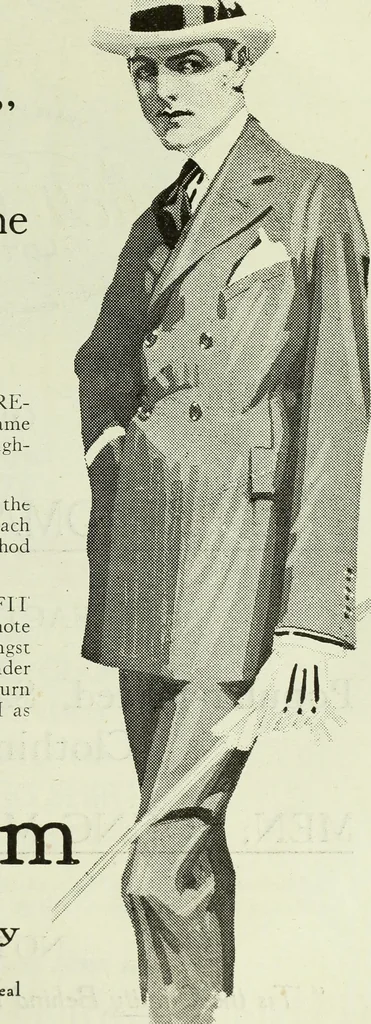 An illustration from Men's wear of Canada (January-December 1918), 1918, leaf 414