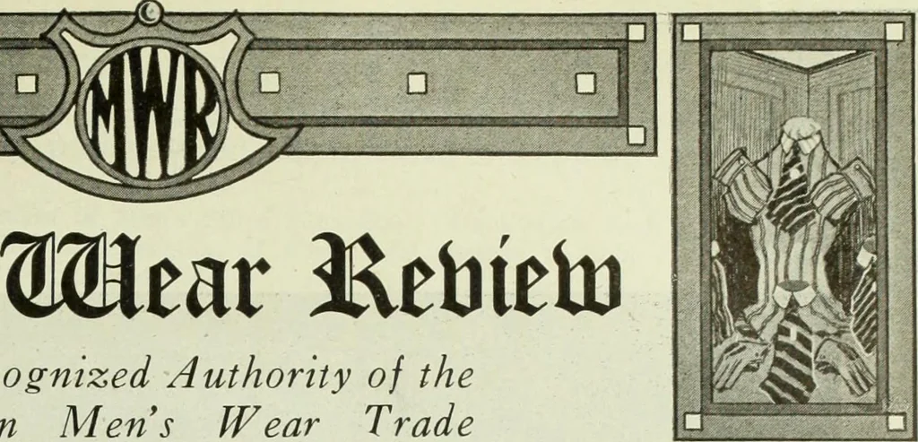 An illustration from Men's wear of Canada (January-December 1918), 1918, leaf 422