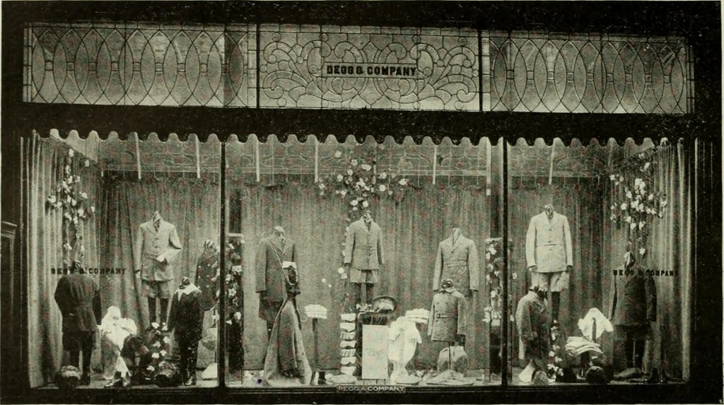 An illustration from Men's wear of Canada (January-December 1918), 1918, leaf 423
