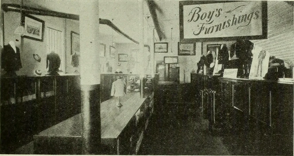 An illustration from Men's wear of Canada (January-December 1918), 1918, leaf 424