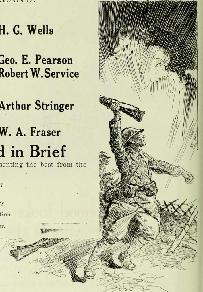 An illustration from Men's wear of Canada (January-December 1918), 1918, leaf 457