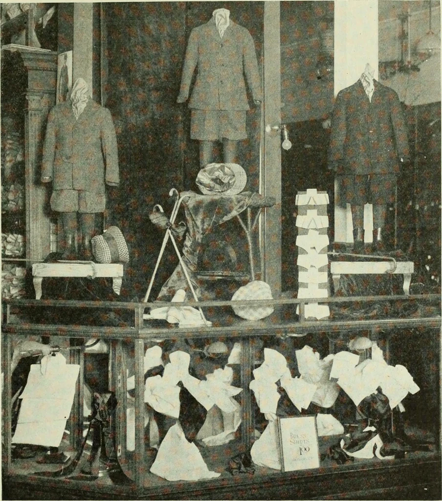An illustration from Men's wear of Canada (January-December 1918), 1918, leaf 492