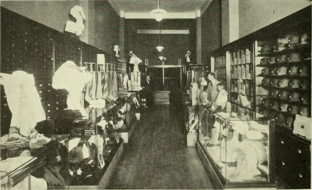 An illustration from Men's wear of Canada (January-December 1918), 1918, leaf 497