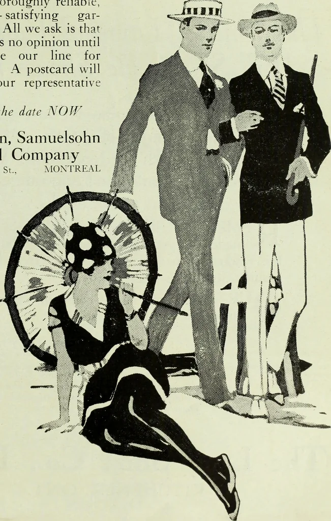 An illustration from Men's wear of Canada (January-December 1918), 1918, leaf 544