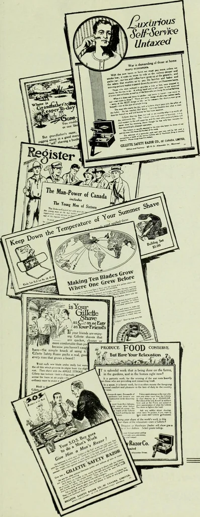 An illustration from Men's wear of Canada (January-December 1918), 1918, leaf 548