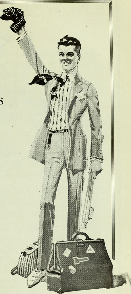 An illustration from Men's wear of Canada (January-December 1918), 1918, leaf 552
