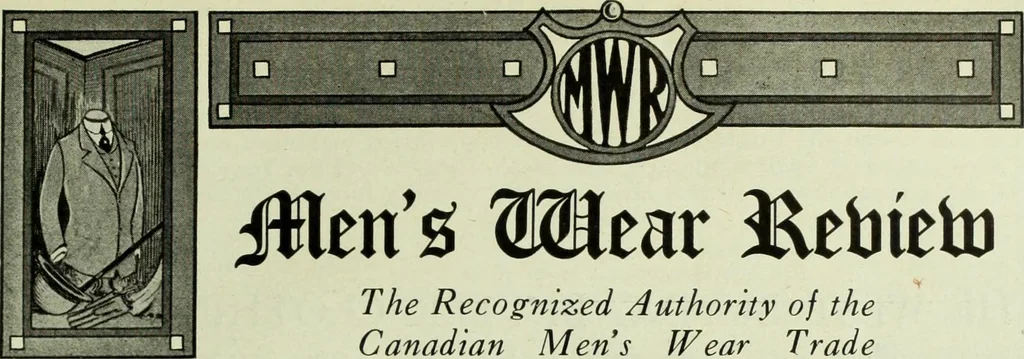 An illustration from Men's wear of Canada (January-December 1918), 1918, leaf 562