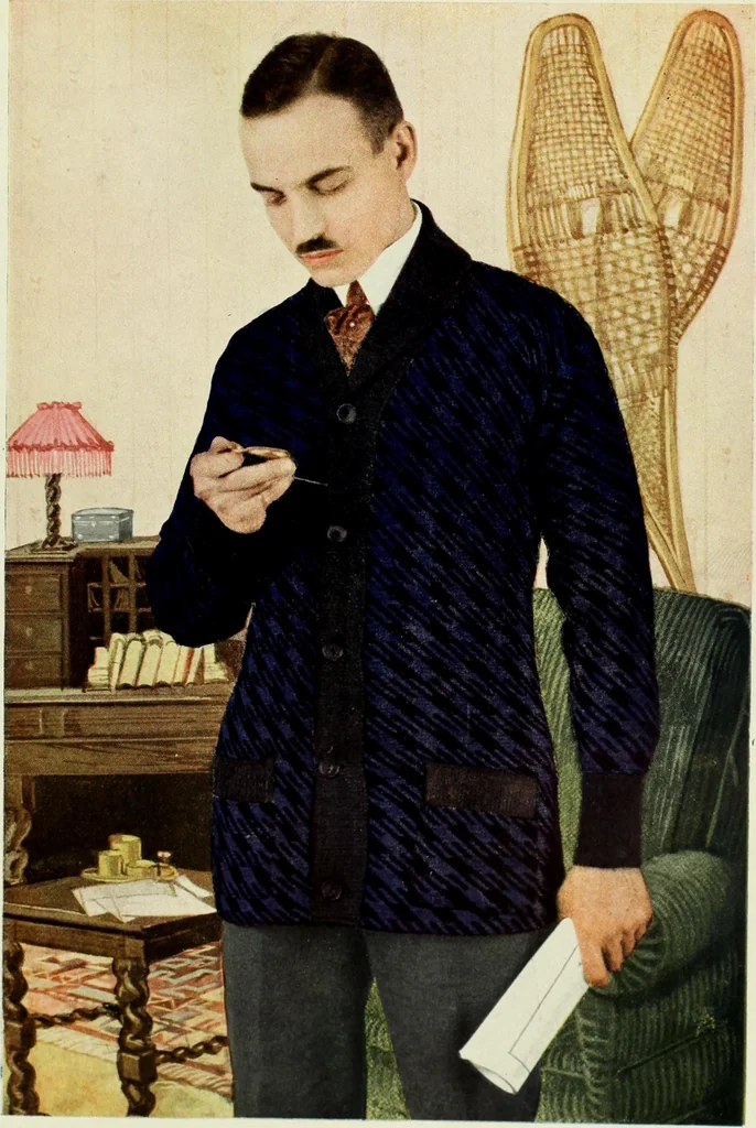 An illustration from Men's wear of Canada (January-December 1918), 1918, leaf 6