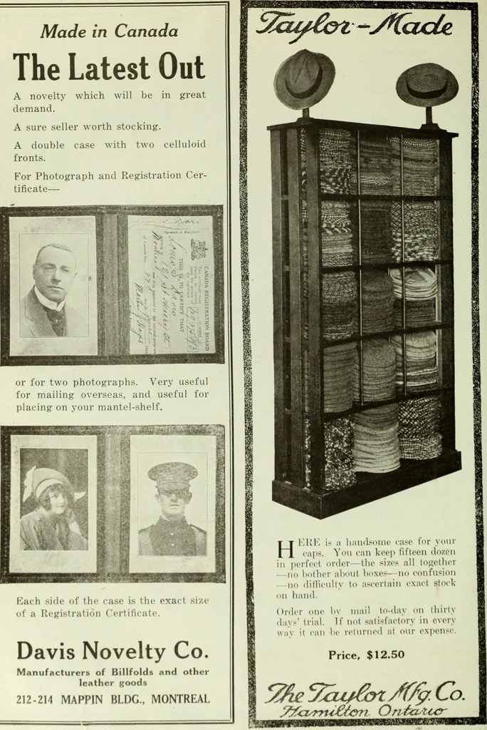 An illustration from Men's wear of Canada (January-December 1918), 1918, leaf 615