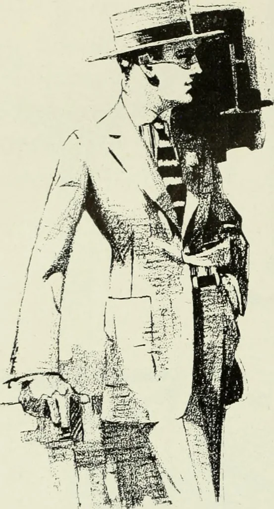 An illustration from Men's wear of Canada (January-December 1918), 1918, leaf 635
