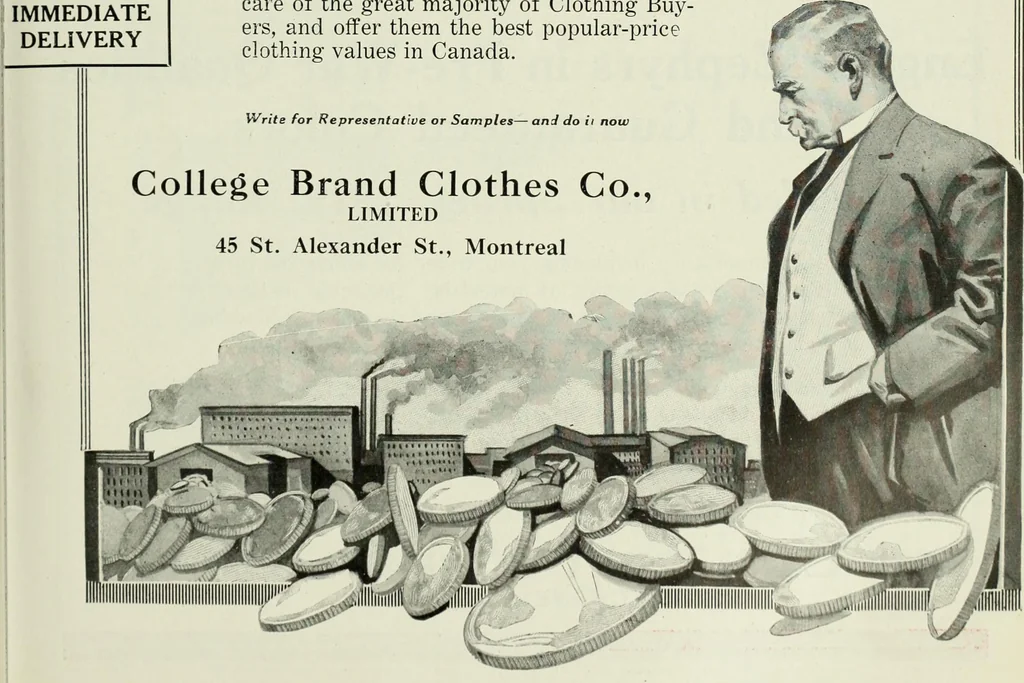 An illustration from Men's wear of Canada (January-December 1918), 1918, leaf 636