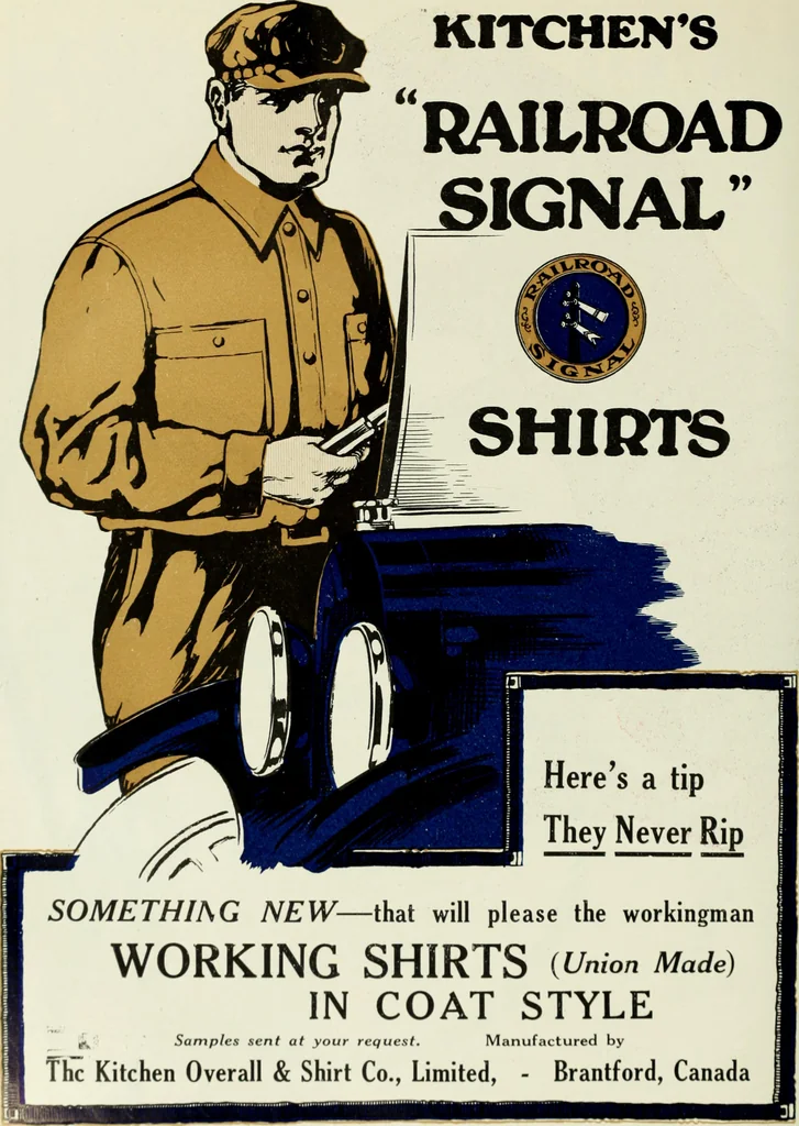 An illustration from Men's wear of Canada (January-December 1918), 1918, leaf 655