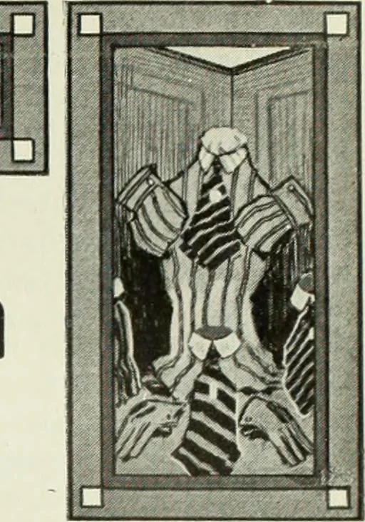 An illustration from Men's wear of Canada (January-December 1918), 1918, leaf 678
