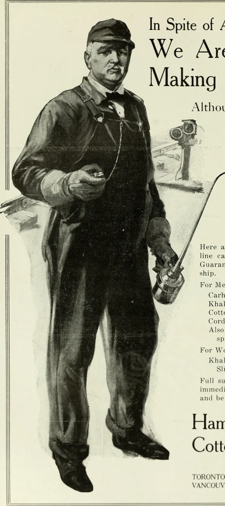An illustration from Men's wear of Canada (January-December 1918), 1918, leaf 723