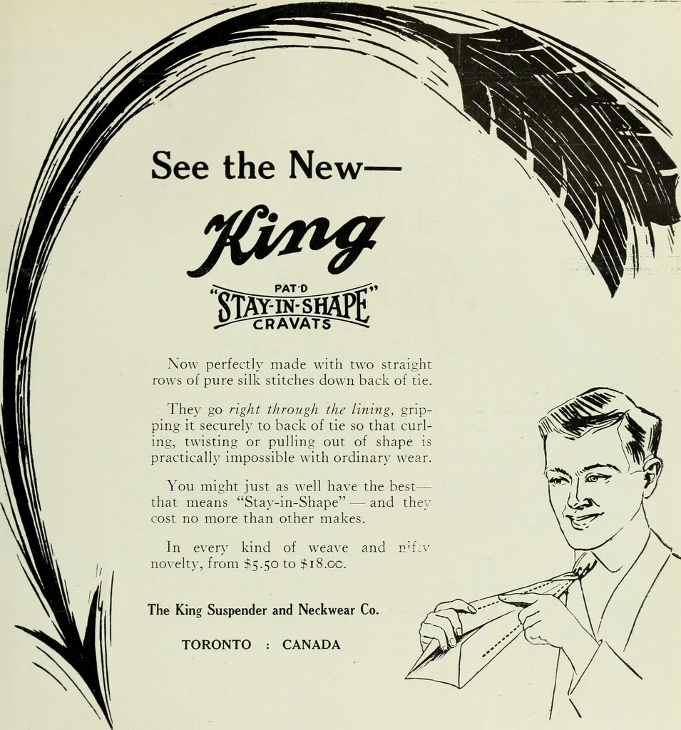 An illustration from Men's wear of Canada (January-December 1918), 1918, leaf 724