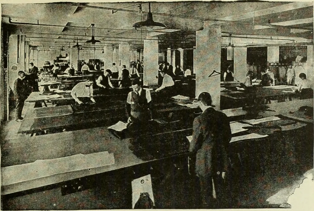 An illustration from Men's wear of Canada (January-December 1918), 1918, leaf 736