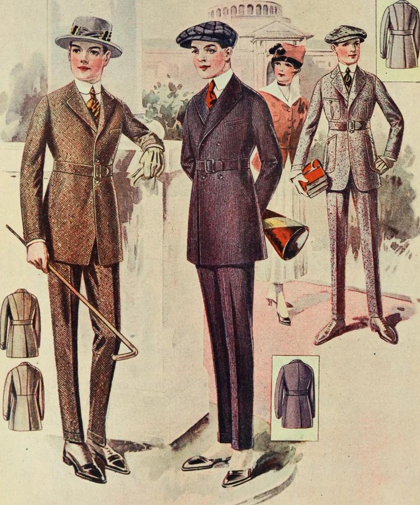 An illustration from Men's wear of Canada (January-December 1918), 1918, leaf 737