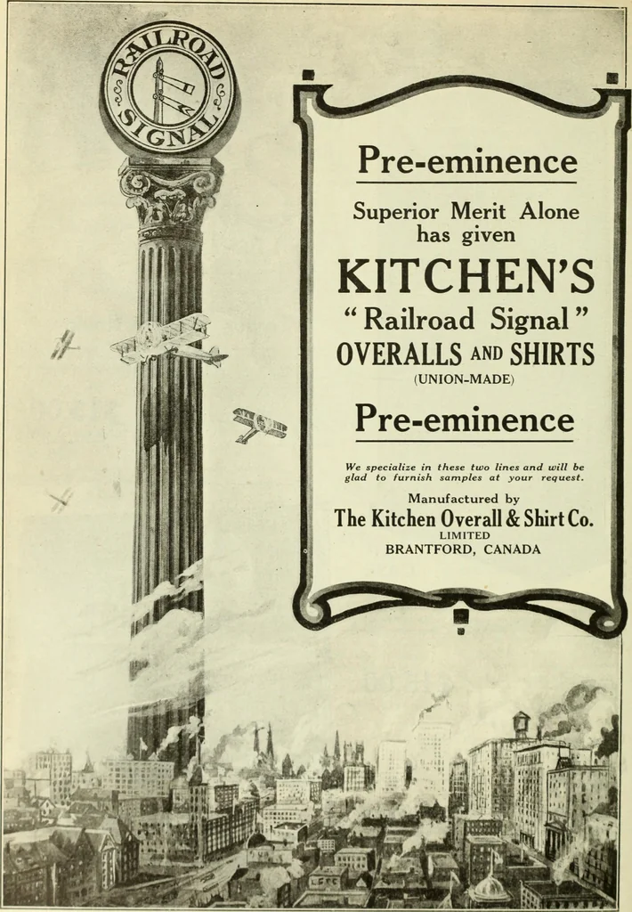 An illustration from Men's wear of Canada (January-December 1918), 1918, leaf 743