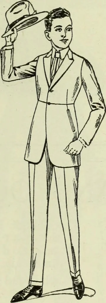 An illustration from Men's wear of Canada (January-December 1918), 1918, leaf 752