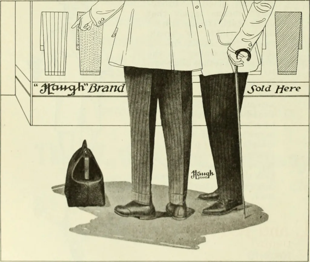 An illustration from Men's wear of Canada (January-December 1918), 1918, leaf 753