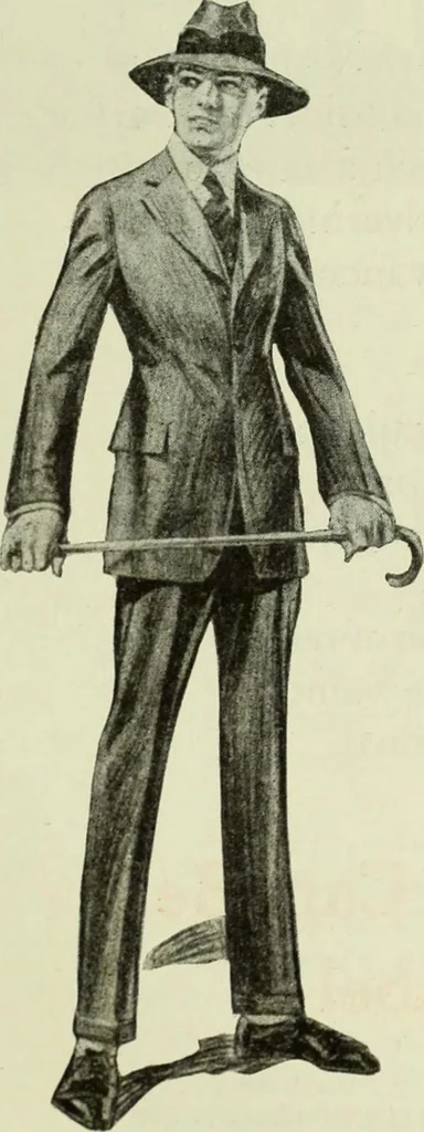 An illustration from Men's wear of Canada (January-December 1918), 1918, leaf 754