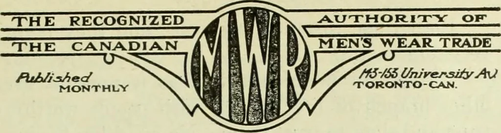 An illustration from Men's wear of Canada (January-December 1918), 1918, leaf 786