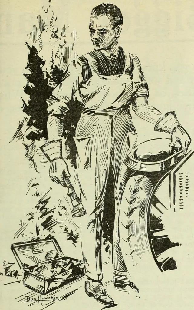 An illustration from Men's wear of Canada (January-December 1918), 1918, leaf 812