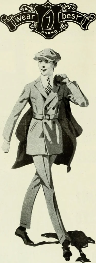 An illustration from Men's wear of Canada (January-December 1918), 1918, leaf 83