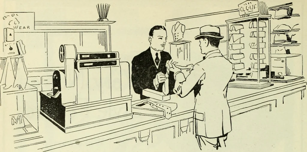 An illustration from Men's wear of Canada (January-December 1918), 1918, leaf 839