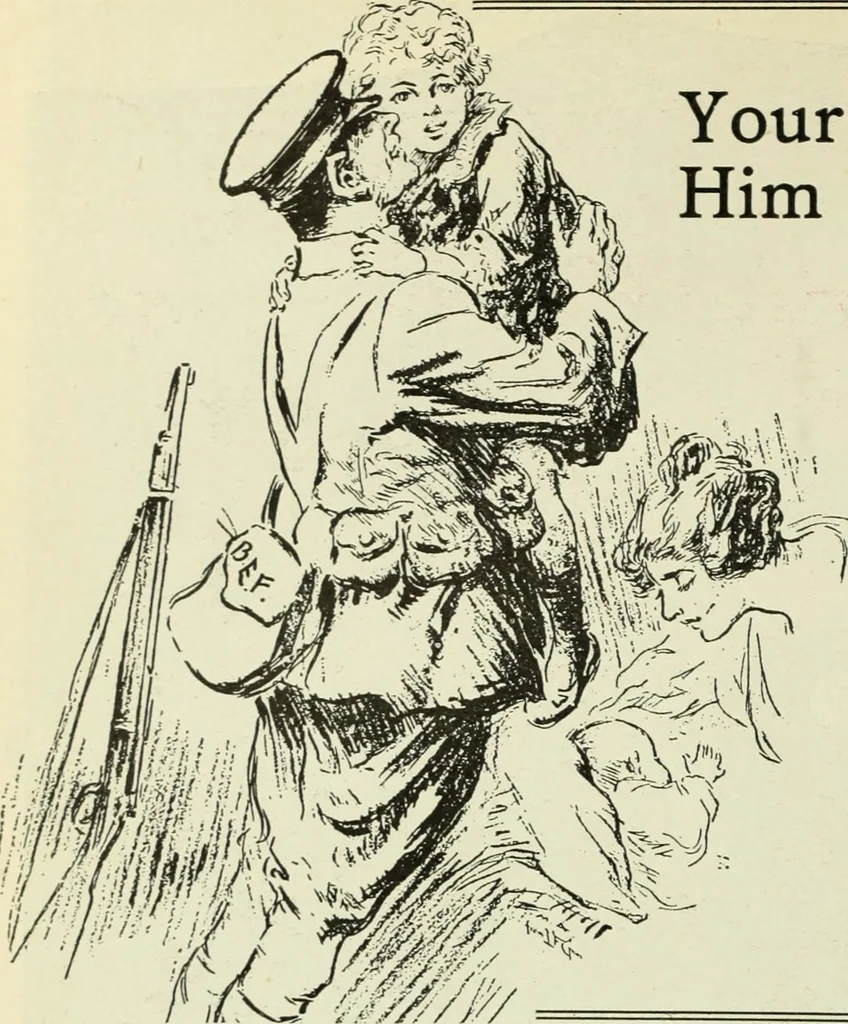 An illustration from Men's wear of Canada (January-December 1918), 1918, leaf 843