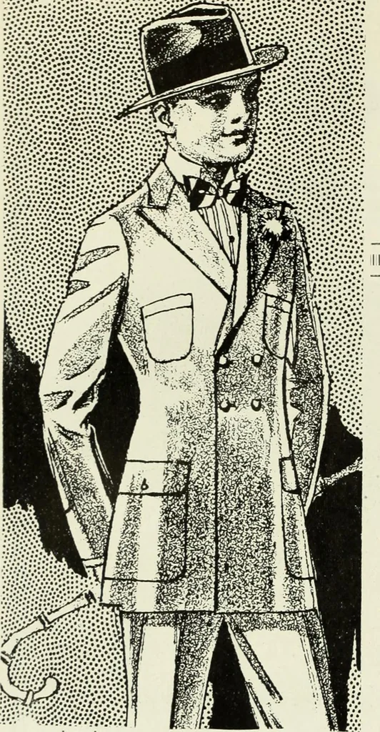 An illustration from Men's wear of Canada (January-December 1918), 1918, leaf 85