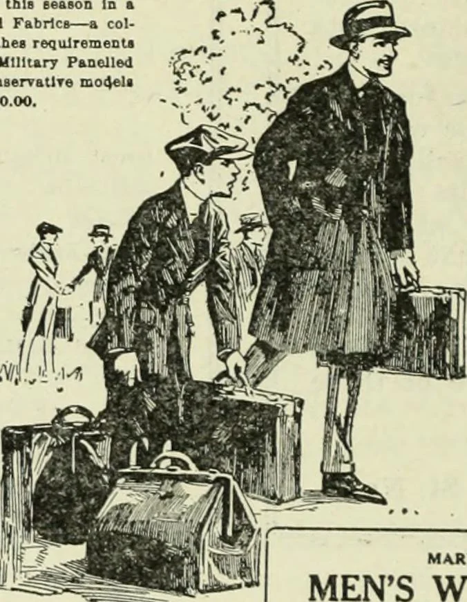 An illustration from Men's wear of Canada (January-December 1918), 1918, leaf 857