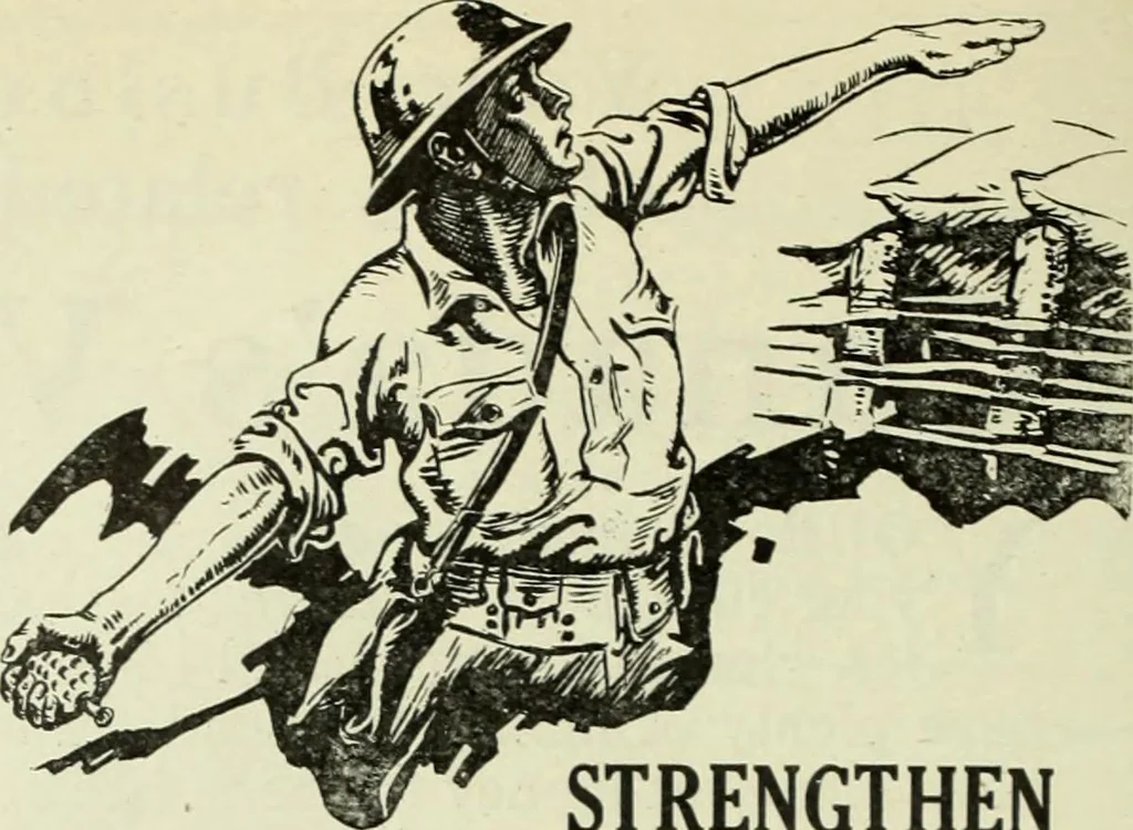 An illustration from Men's wear of Canada (January-December 1918), 1918, leaf 887