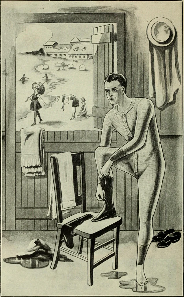 An illustration from Men's wear of Canada (January-December 1918), 1918, leaf 907