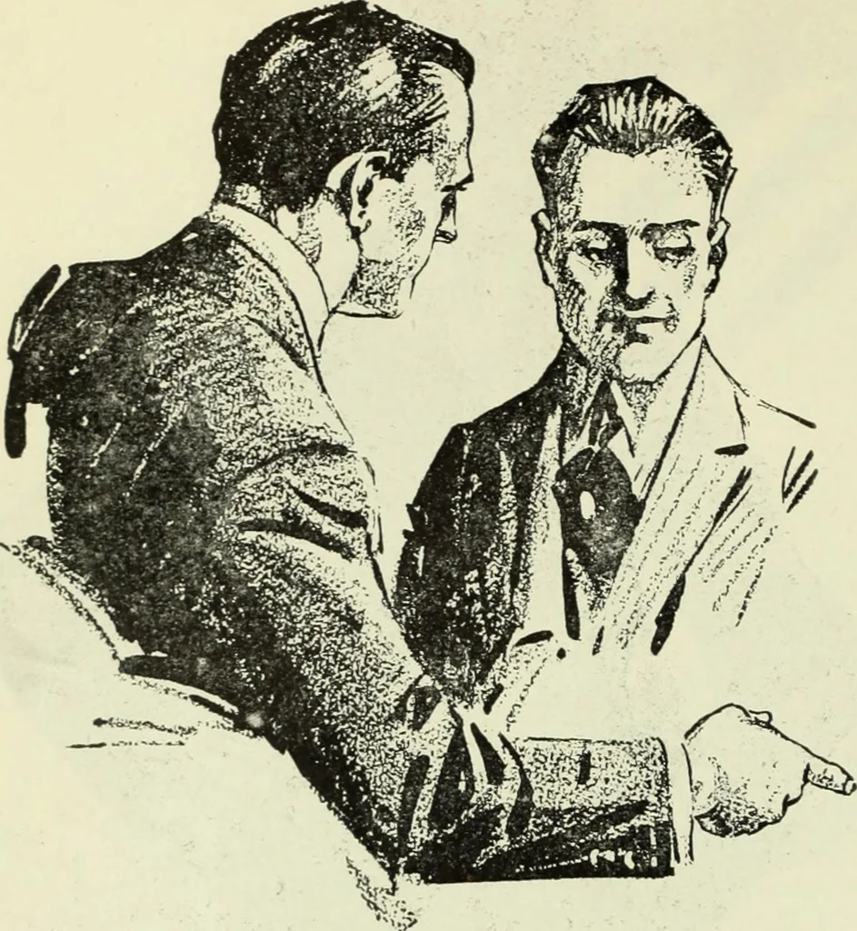 An illustration from Men's wear of Canada (January-December 1918), 1918, leaf 917