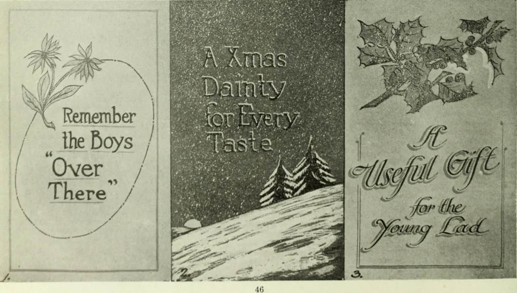 An illustration from Men's wear of Canada (January-December 1918), 1918, leaf 949