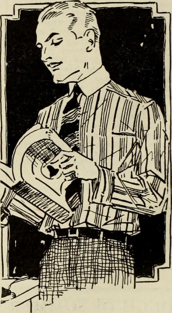 An illustration from Men's wear of Canada (January-December 1919), 1919, leaf 1031