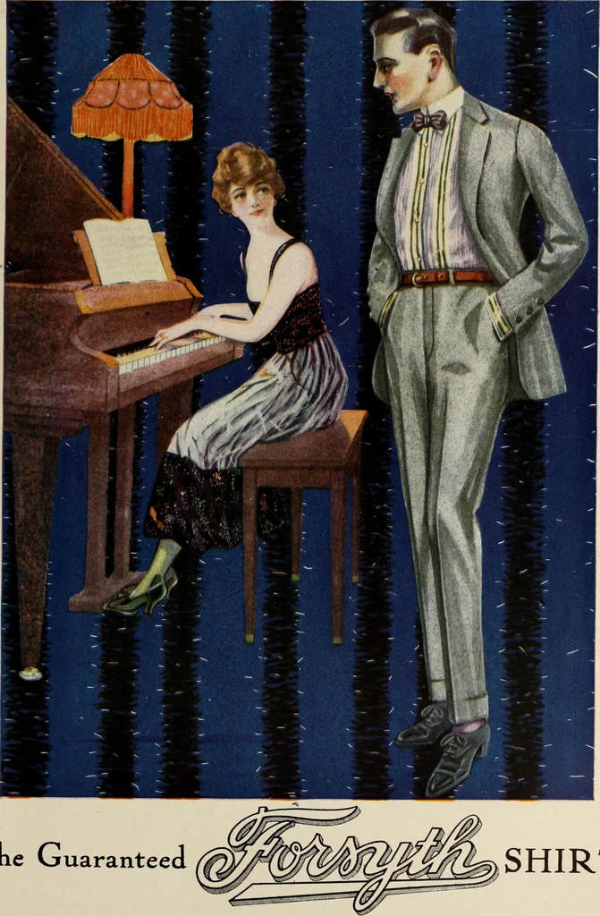 An illustration from Men's wear of Canada (January-December 1919), 1919, leaf 154