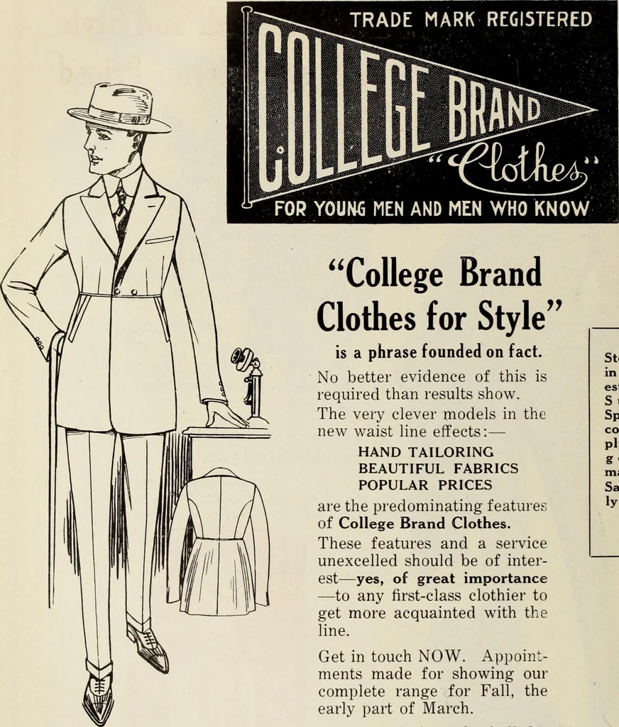 An illustration from Men's wear of Canada (January-December 1919), 1919, leaf 159