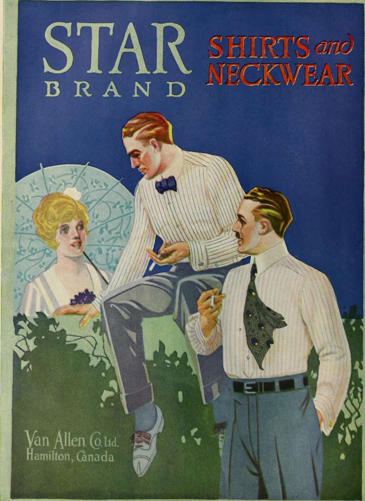 An illustration from Men's wear of Canada (January-December 1919), 1919, leaf 165