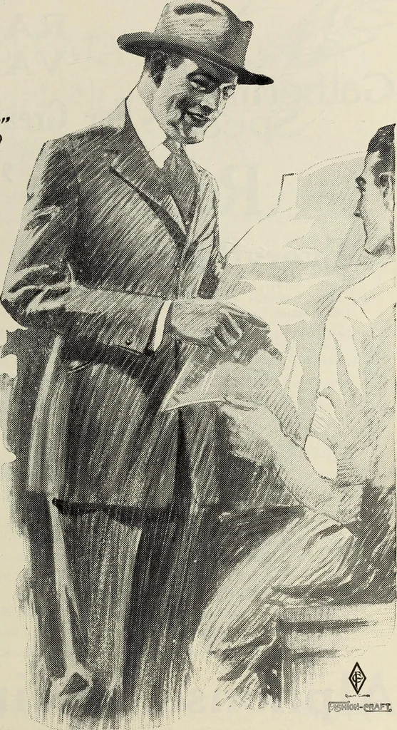 An illustration from Men's wear of Canada (January-December 1919), 1919, leaf 166