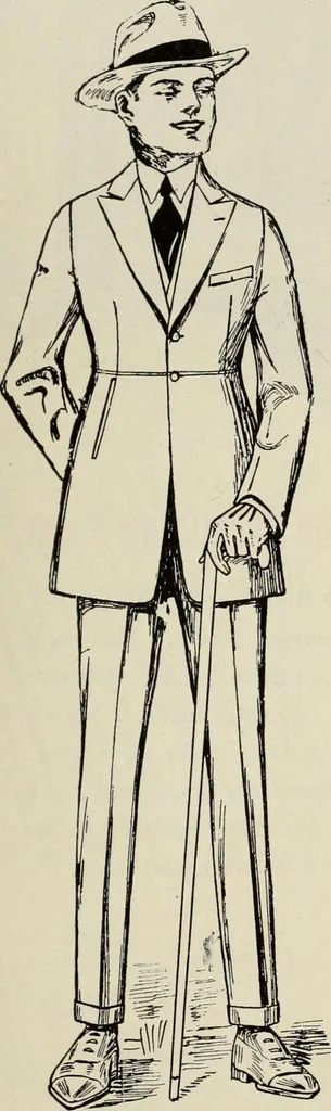 An illustration from Men's wear of Canada (January-December 1919), 1919, leaf 174