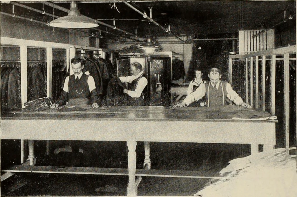 An illustration from Men's wear of Canada (January-December 1919), 1919, leaf 175