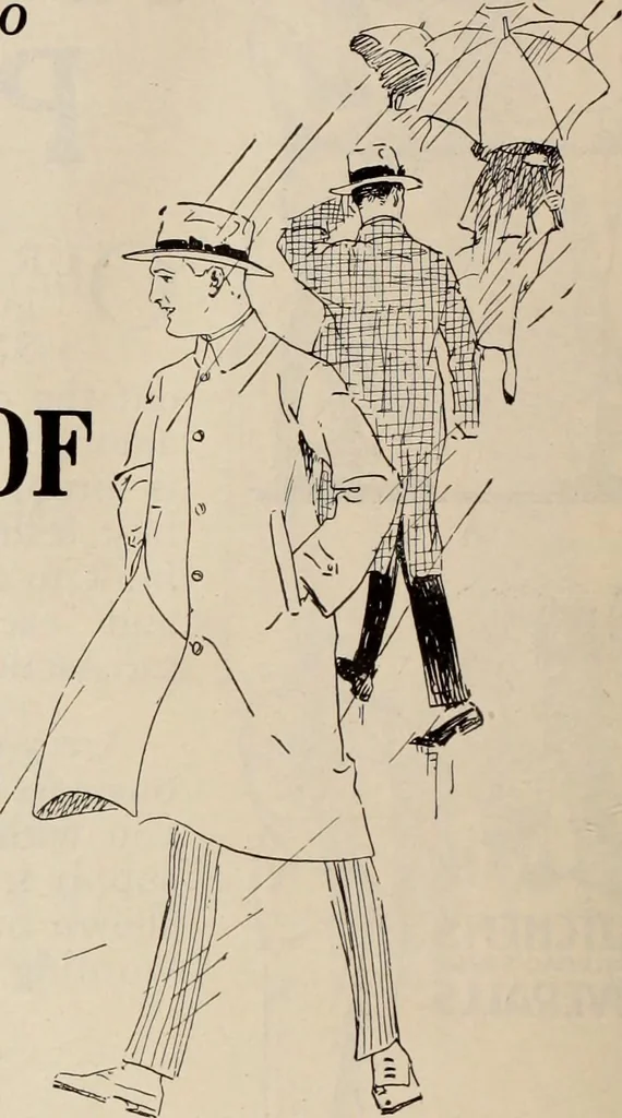 An illustration from Men's wear of Canada (January-December 1919), 1919, leaf 185